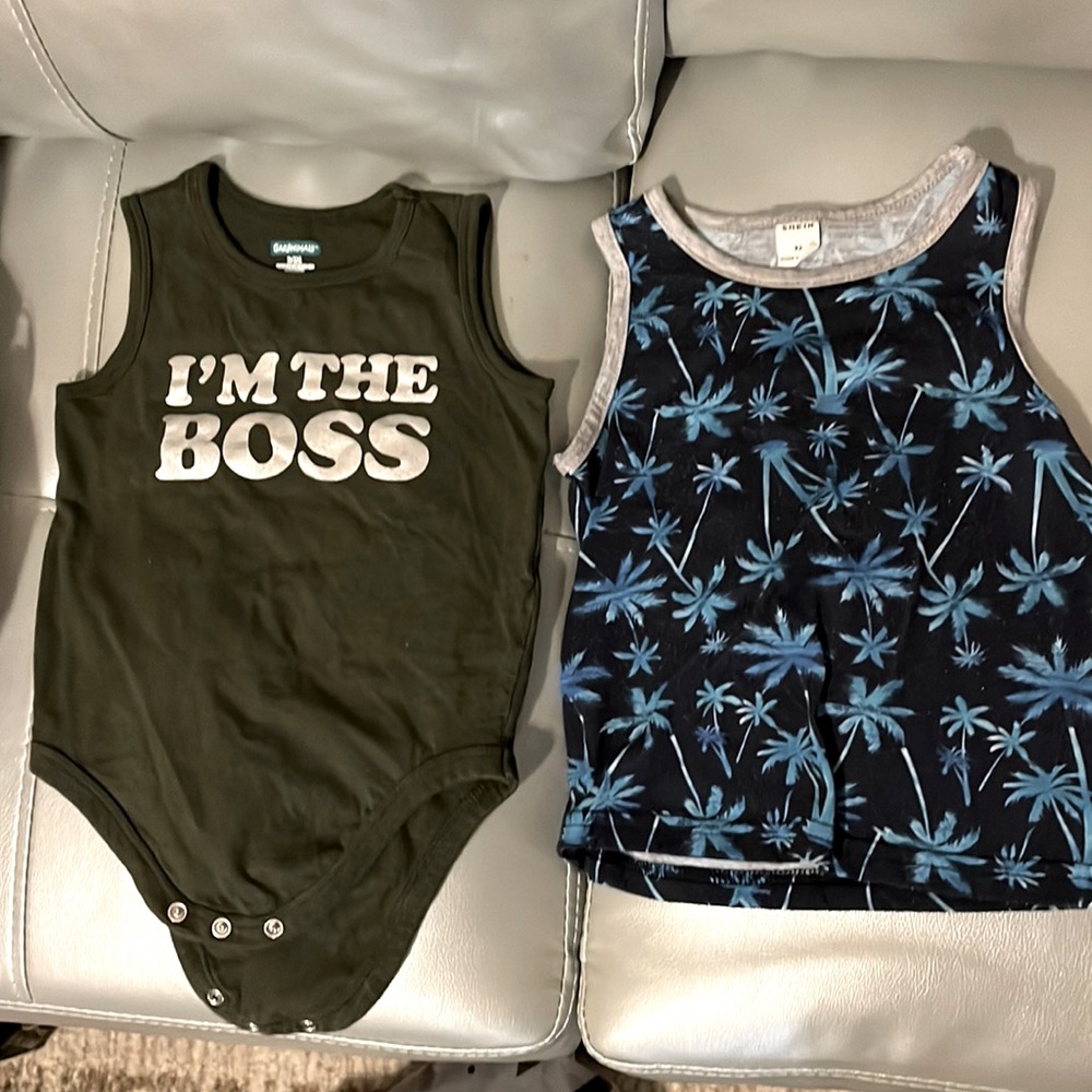 Infant tank tops rarely worn.